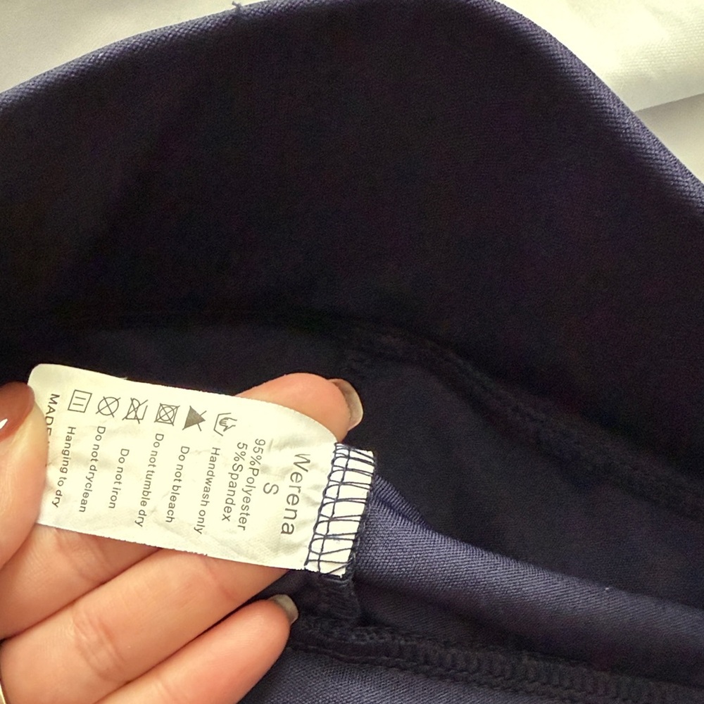 Elegant Navy and White Women's Skirt Duo - Picture 5 of 5